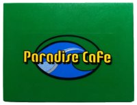 LEGO onderdeel Slope 10 6 x 8 with Yellow 'Paradise Cafe' over Blue Wave in Oval Pattern (Sticker) - Set 4644 4515pb042