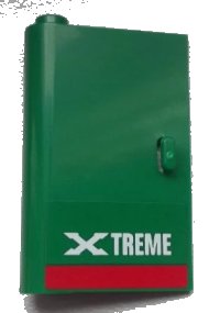 LEGO onderdeel Door 1 x 3 x 4 Left - Open Between Top and Bottom Hinge with 'XTREME' Pattern (Sticker) - Set 60025 58381pb07