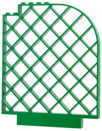 LEGO part Belville Wall, Lattice 12 x 1 x 12 Curved 6166