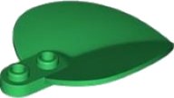 LEGO part Plant Plate, Round 1 x 2 with Pointed Leaf 7096