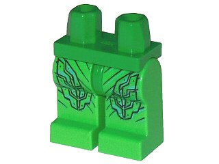 LEGO onderdeel Hips and Bright Green Legs with Studios Green Goblin Pattern (970c36pb01)