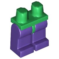 LEGO onderdeel Hips and Dark Purple Legs (970c89)
