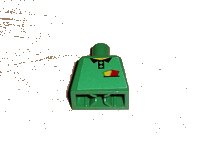 LEGO part Torso Soccer Referee Yellow & Red Cards Pattern (Sticker) 973pb0427