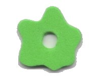 LEGO onderdeel Foam Scala Bush 4 x 4 with Hole bb0233