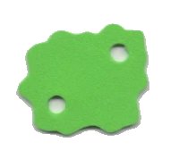 LEGO onderdeel Foam Scala Bush 7 x 6 with 2 Holes bb0234