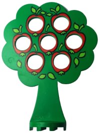 LEGO onderdeel Fabuland Tree with Apples Pattern fabea2