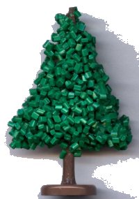 LEGO part Plant, Tree Granulated Pine GTPine
