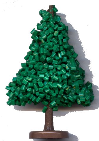 LEGO onderdeel Plant, Tree Granulated Pine (GTPine)