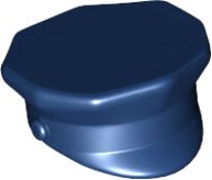 LEGO part Minifigure, Copricapo Cappello, Polizia (15530)