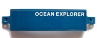 LEGO onderdeel Technic, Panel Curved 3 x 13 with Ocean Explorer Pattern Model Right Side (Sticker) - Set 42064 18944pb017R