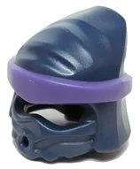 LEGO onderdeel Minifigure, Headgear Ninjago Wrap Peaked Top with Molded Dark Purple Headband and Knot Pattern 20568pb01