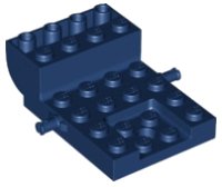 LEGO part Vehicle, Base 4 x 6 x 1 2/3 Curved 24055