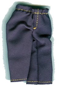 LEGO part Belville, Clothes Pants, Contrast Stitching (fits adult male figures) 47682