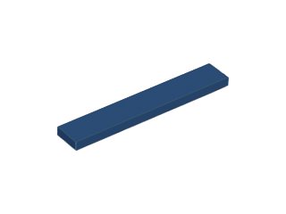 LEGO part Tile 1 x 6 (6636)