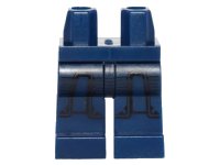 LEGO part Hips and Legs with Black Leg Armor Pattern 970c00pb0488
