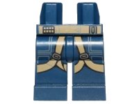 LEGO onderdeel Hips and Legs with SW U-Wing Pilot Dark Tan Belts Pattern 970c00pb0605