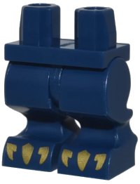 LEGO part Hips and Animal Legs with Gold Claws Pattern 970cf00pb05