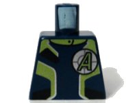 LEGO part Torso Agents Uniform Male Pattern 973pb0484