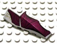 LEGO part Wedge 6 x 2 Right with Purple Wing Pattern 41747px1