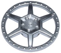 LEGO part Wheel Cover 6 Spoke - for Wheel 72206pb01 1900