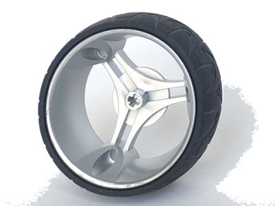 LEGO part Wheel 70 x 28 mm Futuristic with Black Tire 70 x 28 mm Futuristic (32077 / 32078) (32077c01)