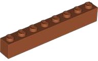 LEGO part Steen 1 x 8 (3008)