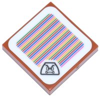 LEGO part Piastrella 2 x 2 con Codice Scanner Super Mario Goomba Disegno (Adesivo) - Set 71360 / 71365 / 71367 / 71368 / 71377 / 71380 / 71383 / 71391 / 71404 / 71408 / 71412 / 71415 / 71418 / 71427 / 71430 / 71433 / 71437 / 71439 3068pb1381