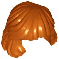 LEGO part Minifigure, Hair Female Mid-Length Combed Behind Ear 36037