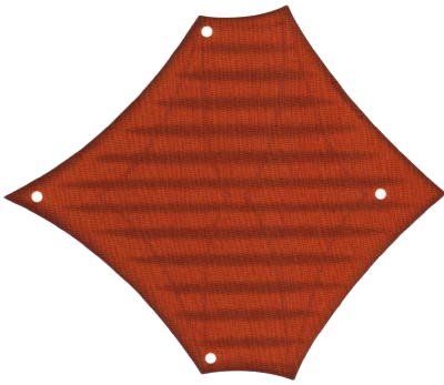 LEGO part Cloth Sail 26 x 22 Jabba's Sail Barge with Brown Line Pattern (55629)
