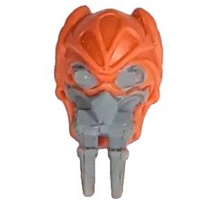 LEGO onderdeel Minifigure, Head, Modified SW Kel Dor with Dark Bluish Gray Mask Pattern (Plo Koon) (61200pb01)