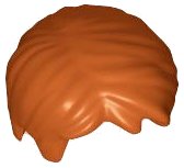 LEGO part Minifigure, Hair Short Tousled with Side Part 62810