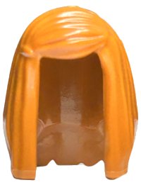 LEGO part Minifigure, Hair Female Long Straight with Left Side Part 92083