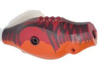 LEGO part Dinosaur Body Tyrannosaurus rex with Dark Red Top with Dark Brown Stripes Pattern 98160c01pb01