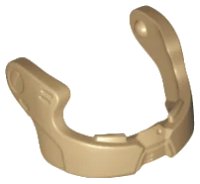 LEGO part Minifigure, Visor Chin Guard for SW Resistance Trooper Helmet 23851