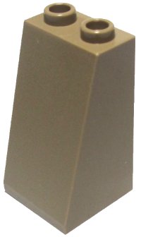LEGO onderdeel Slope 75 2 x 2 x 3 - Hollow Studs 3684a