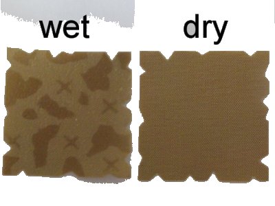 LEGO part Cloth Treasure Map 3.5 x 3.5 (map becomes visible when wet) (53460)