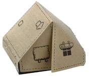 LEGO onderdeel Cloth Tent, Indiana Jones Pattern (61880)