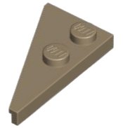LEGO onderdeel Wedge, Plate 4 x 2 Right, Pointed 65426
