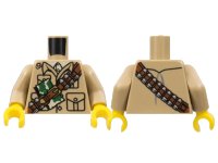 LEGO part Torso Monster Fighters with Ammunition Belt Pattern / Dark Tan Arms / Yellow Hands 973pb1113c01