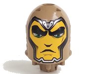 LEGO part Large Figure Head with Kentis, Sir Pattern bb0153pb12