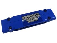 LEGO part Technic, Panel Plate 3 x 11 x 1 with Siver 'POWER TOW' and Lightning Pattern Model Left Side (Sticker) - Set 42128 15458pb043L