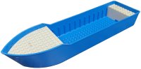 LEGO part Bateau, Coque Unitaire 38 x 10 x 5 2/3 Flottant avec Ponts Gris Clair Surélevés 2366c01