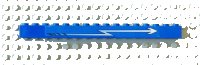 LEGO part Mattone 1 x 16 con Freccia Zigzag Bianca a Destra (Adesivo) - Set 4560 / 4561 2465pb10