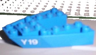 LEGO onderdeel Boat, Bow Brick 6 x 6 x 1 with 'Y19' Pattern on Both Sides (Stickers) - Set 6542 (2626pb02)