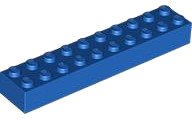 LEGO part Steen 2 x 10 3006