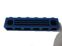 LEGO onderdeel Brick 1 x 6 with Black Car Grille Pattern (Embossed Print) 3009p01d