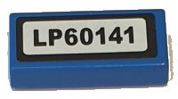 LEGO onderdeel Tile 1 x 2 with 'LP60141' Pattern (Sticker) - Set 60141 3069pb0892