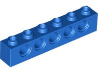 LEGO part Technic, Brick 1 x 6 with Holes 3894
