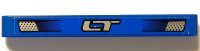 LEGO part Technic, Liftarm Thick 1 x 9 with Silver 'LT' and 2 Small Vents Pattern (Sticker) - Set 8273 40490pb070
