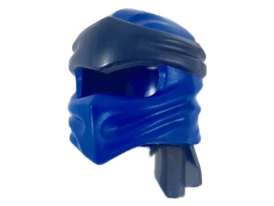 LEGO onderdeel Minifigure, Headgear Ninjago Wrap Type 4 with Molded Dark Blue Headband  Pattern (40925pb02)